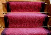 Tapis d’escalier tissé sur métier wilton
