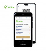 Terminal lecteur pass sanitaire mobile