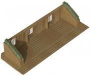 Terrasse bois modulaire démontable