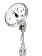 Thermomètre industriel à dilatation de liquide