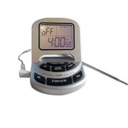 Thermomètre digital sonde inox avec alarme