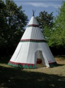 Tipi tente de camping familiale