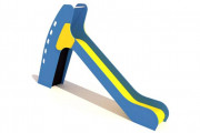 Toboggan en polyéthylène pour enfant - Hauteur max de la rampe : 1,25 m - Age : de 3 à 12 ans