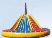 Toboggan montagne jeu de groupe gonflable