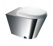 Toilette avec prise murale