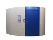 Toilette public simple en carrelage