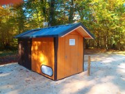 Toilette publique à lombricompostage