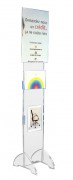 Totem modulable plexiglas