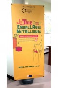 Totem publicitaire d'extérieur