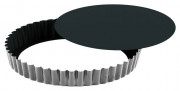 Moule à tarte fond mobile ? 280 mm (Lot de 3)