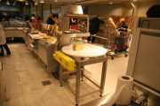 Trancheur mécanique pour meules de fromages