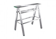 Tréteau en aluminium repliable - Lxlxh (mm) : 900x170x835 mm