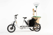 Triporteur collecte de déchets - Pour poubelle 120L
