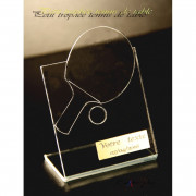Trophée en plexiglass