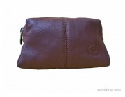 Trousse de toilette cuir marron pour femme 