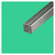 Tube en inox carré - Dimension de 16x16 mm à 80x80 mm