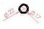 Tube rond en résine 6 ml