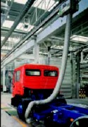 Tuyau d'extraction de gaz d'échappement de moteurs