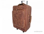 Valise en cuir Arizona avec trolley 