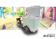 Vélo triporteur réfrigéré