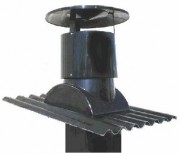 Ventilation cheminée à correcteur de pente