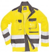 Veste du pluie bicolore haute visibilité