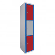Vestiaire casier visitable en acier laminé