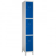 Vestiaire métallique monobloc 3 portes