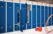 Vestiaire monobloc en L