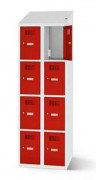 Vestiaire multicases avec fonction de recharge - 3 à 20 casiers - Avec prise électrique et USB