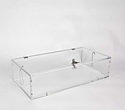 Vitrine à clés plexiglas 60 x 30 cm ht 15 cm