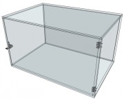 Vitrine à clés plexiglas 60 x 40 x 35 cm