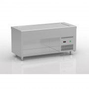 Vitrine avec plaque froide de self service