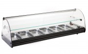Vitrine chaude 6 plateaux