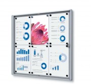 Vitrine d'affichage magnétique