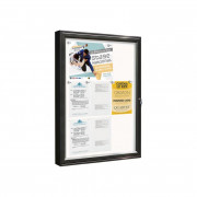 Vitrine d'affichage simple face alu