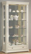 Vitrine d'exposition en bois avec éclairage