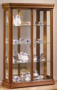 Vitrine d'exposition en bois hauteur 150 cm