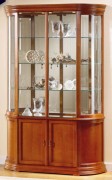 Vitrine d'exposition en bois hauteur 195 cm