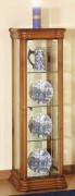Vitrine d'exposition en bois largeur 38 cm