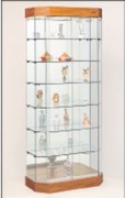 Vitrine d'expositions avec portes coulissantes