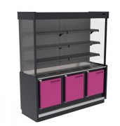 Vitrine murale réfrigérée 3 étagères