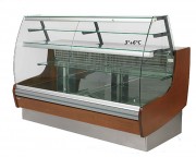 Vitrine réfrigérée à l'habillage en bois