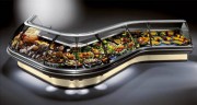 Vitrine réfrigérée boucherie 1.077 à 3.89 mètres
