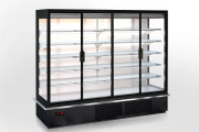 Vitrine réfrigérée murale en libre service - 5 niveaux - de -1°C à +6°C