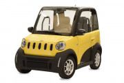 Voiturette électrique sans permis - 2 places + coffre - Autonomie 200 km - Vitesse max 45 km/h