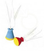  Volants de badminton en plume diamètre 70 mm