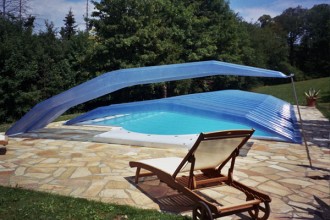 Abri piscine bas - Devis sur Techni-Contact.com - 1