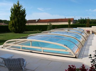 Abri pour piscine bas télescopique - Devis sur Techni-Contact.com - 4