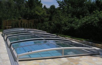 Abri pour piscine bas télescopique - Devis sur Techni-Contact.com - 5